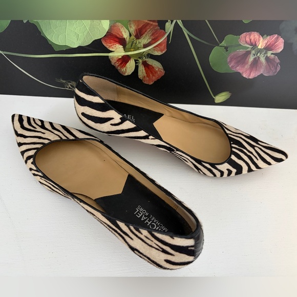 Michael Kors Black and White Zebra Heels - Picture 10 of 13